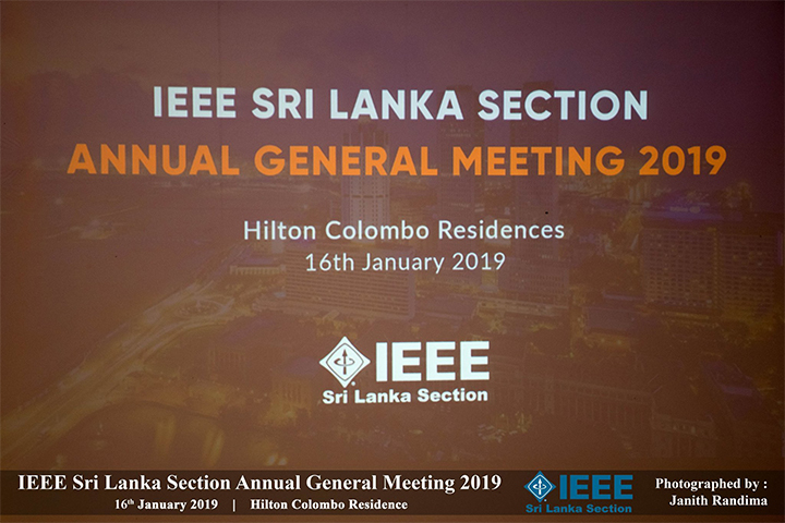 Annual General Meeting of the IEEE Sri Lanka Section for year 2019