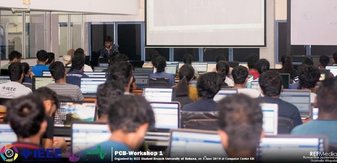 PCB Design Workshop organized by IEEE SB of University of Ruhuna