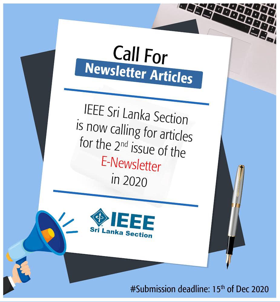 [Call for Newsletter Articles] IEEE Sri Lanka Section-2nd Issue of e-Newsletter