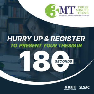 Read more about the article THREE-MINUTE-THESIS (3MT) COMPETITION