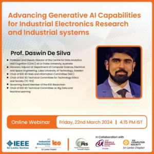 Read more about the article Advancing Generative AI Capabilities for Industrial Electronics Research and Industrial Systems