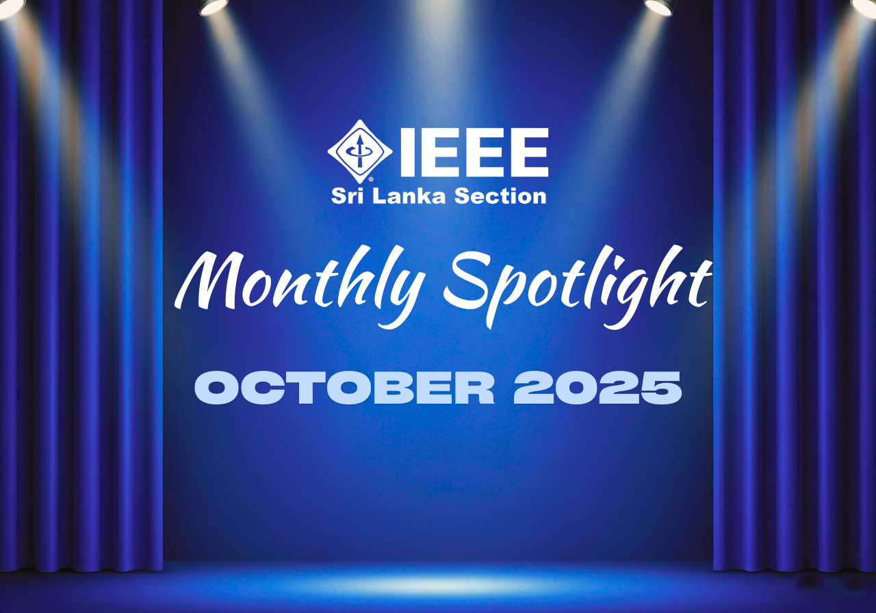 IEEE Sri Lanka Section July Spotlight Header